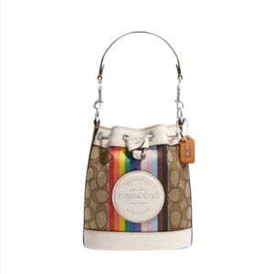 Coach Mini Dempsey Bucket Bag NWT